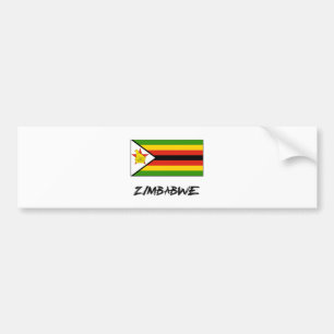 Autocollant De Voiture Drapeau du Zimbabwe