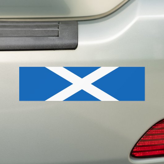 Autocollant De Voiture Drapeau écossais (Saltire) (Drapeau écossais) (En voiture)