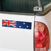 Autocollant De Voiture Drapeau en cuir australien (Sur camion)