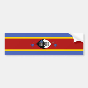 Autocollant De Voiture Drapeau Eswatini