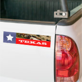 Autocollant De Voiture Drapeau et chevaux du Texas (Sur camion)