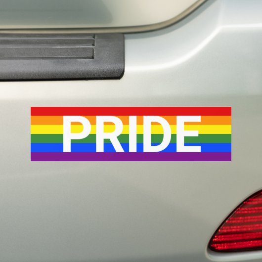 Autocollant De Voiture Drapeau FIDE Rainbow Stripes LGBT (En voiture)