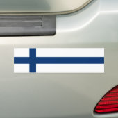Autocollant De Voiture Drapeau Finlande (En voiture)