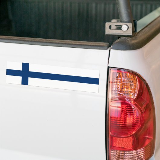 Autocollant De Voiture Drapeau Finlande (Sur camion)