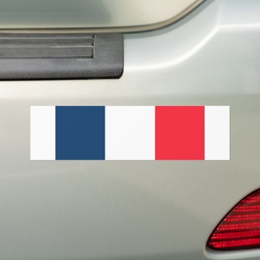 Autocollant De Voiture Drapeau français (En voiture)