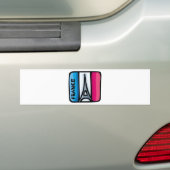 Autocollant De Voiture Drapeau français - France (En voiture)