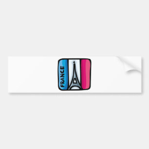 Autocollant De Voiture Drapeau français - France