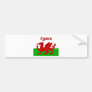 Autocollant De Voiture Drapeau gallois Cymru