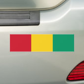 Autocollant De Voiture Drapeau Guinée (En voiture)