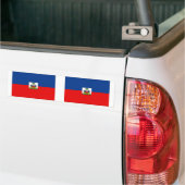 Autocollant De Voiture Drapeau Haïti (Sur camion)