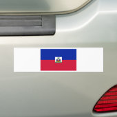 Autocollant De Voiture Drapeau Haïti HT (En voiture)