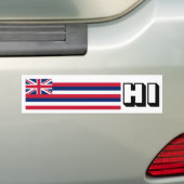 Autocollant De Voiture Drapeau Hawaï (En voiture)