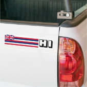 Autocollant De Voiture Drapeau Hawaï (Sur camion)