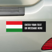 Autocollant De Voiture Drapeau Hongrie (En voiture)