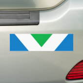 Autocollant De Voiture Drapeau international de Vega (En voiture)