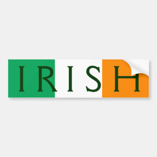 Autocollant De Voiture drapeau irlandais