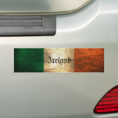 Autocollant De Voiture Drapeau irlandais en détresse (En voiture)