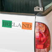 Autocollant De Voiture Drapeau irlandais Irlande bsct (Sur camion)