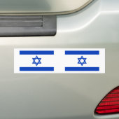 Autocollant De Voiture Drapeau Israël (En voiture)
