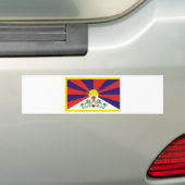 Autocollant De Voiture Drapeau libre du Thibet (En voiture)
