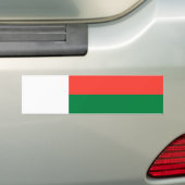 Autocollant De Voiture Drapeau Madagascar (En voiture)