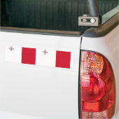 Autocollant De Voiture Drapeau Malte, Malte (Sur camion)