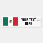 Autocollant De Voiture Drapeau mexicain des adhésifs pour pare-chocs de (Devant)