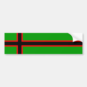 Autocollant De Voiture Drapeau national de Carélie