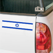 Autocollant De Voiture Drapeau national de l'Israël - version authentique (Sur camion)