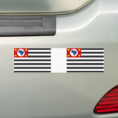 Autocollant De Voiture Drapeau national de Sao Paulo (En voiture)