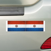 Autocollant De Voiture Drapeau national du Paraguay (En voiture)