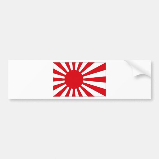 Autocollant De Voiture Drapeau naval du Japon (Devant)