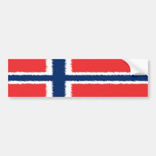 Autocollant De Voiture Drapeau norvégien