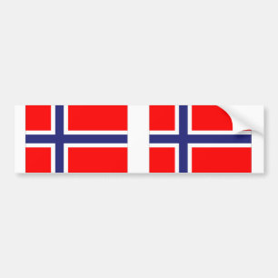 Autocollant De Voiture Drapeau norvégien
