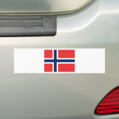 Autocollant De Voiture Drapeau norvégien (En voiture)