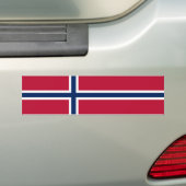 Autocollant De Voiture Drapeau norvégien (En voiture)