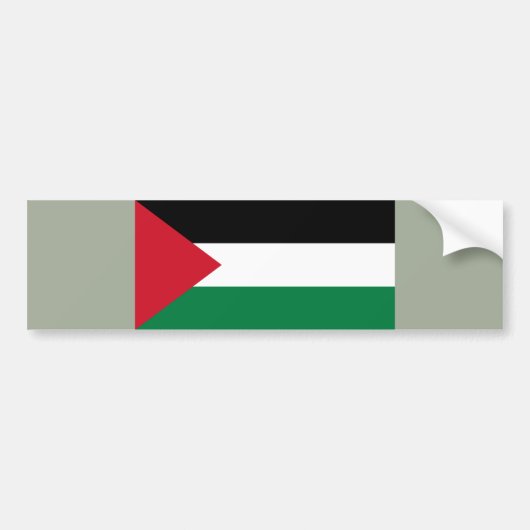 Autocollant De Voiture Drapeau palestinien (Devant)