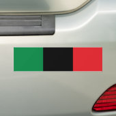 Autocollant De Voiture Drapeau panafricain de l'UNIA (En voiture)