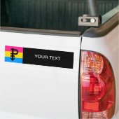 Autocollant De Voiture Drapeau Pansexual (Sur camion)