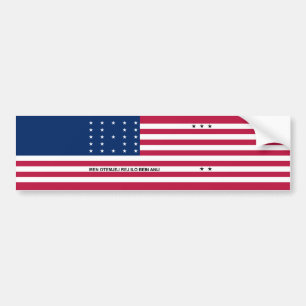 Autocollant De Voiture Drapeau patriotique de l'atoll de Bikini