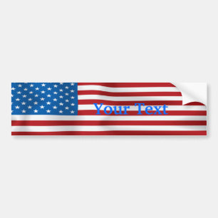 Autocollant De Voiture Drapeau personnalisable Bumpersticker