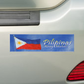 Autocollant De Voiture Drapeau philippin (En voiture)
