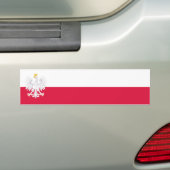 Autocollant De Voiture Drapeau polonais (En voiture)