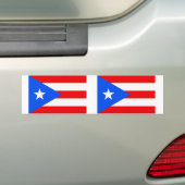 Autocollant De Voiture Drapeau Porto Rico (En voiture)