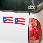 Autocollant De Voiture Drapeau Porto Rico (Sur camion)