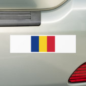 Autocollant De Voiture Drapeau roumain (En voiture)