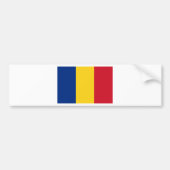 Autocollant De Voiture Drapeau roumain (Devant)