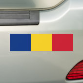 Autocollant De Voiture Drapeau roumain (Roumanie) (En voiture)
