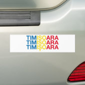 Autocollant De Voiture Drapeau roumain TIMISOARA (En voiture)