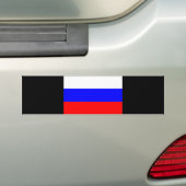 AUTOCOLLANT DE VOITURE DRAPEAU RUSSE (En voiture)